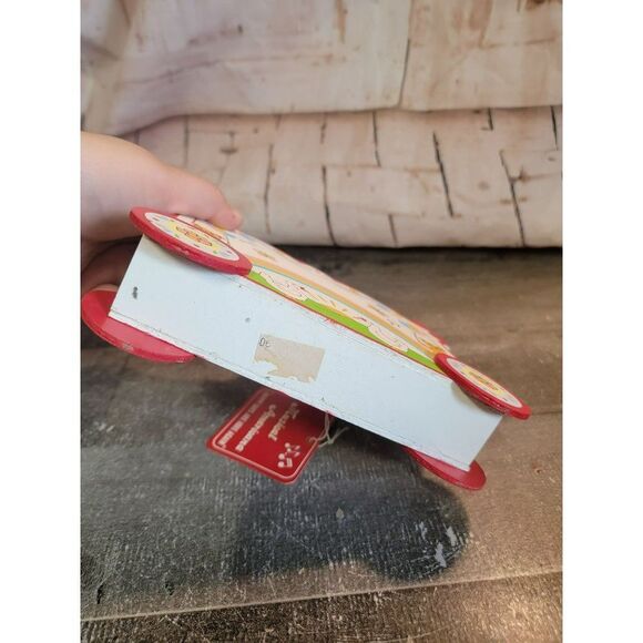 Musical Americana happy days are here again wooden music box teddy bear goose - Picture 6 of 6